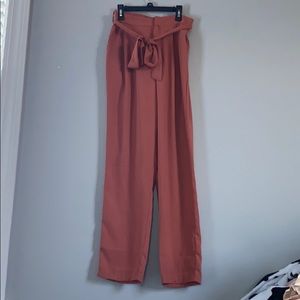Loose Fitted Pink Dress Pants